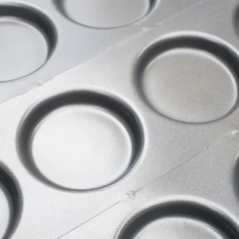 30 Cups 800x600x21.5mm Aluminum Alloy Non-Stick Hamburger Bun Pan