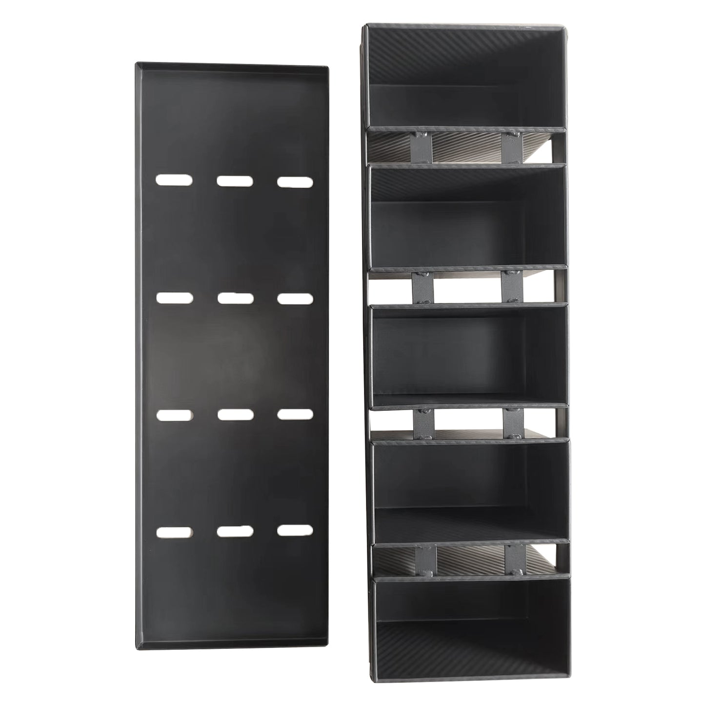 5 Straps 750x220x115mm Aluminized Steel Non-stick Loaf Pan With Lid